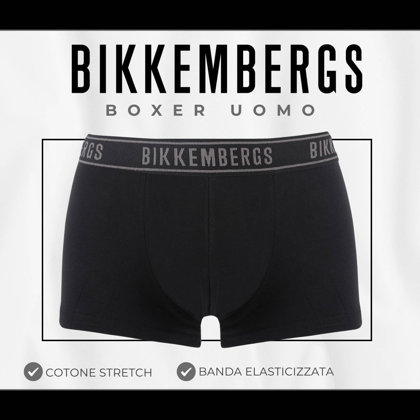 boxer Bikkembergs nero L