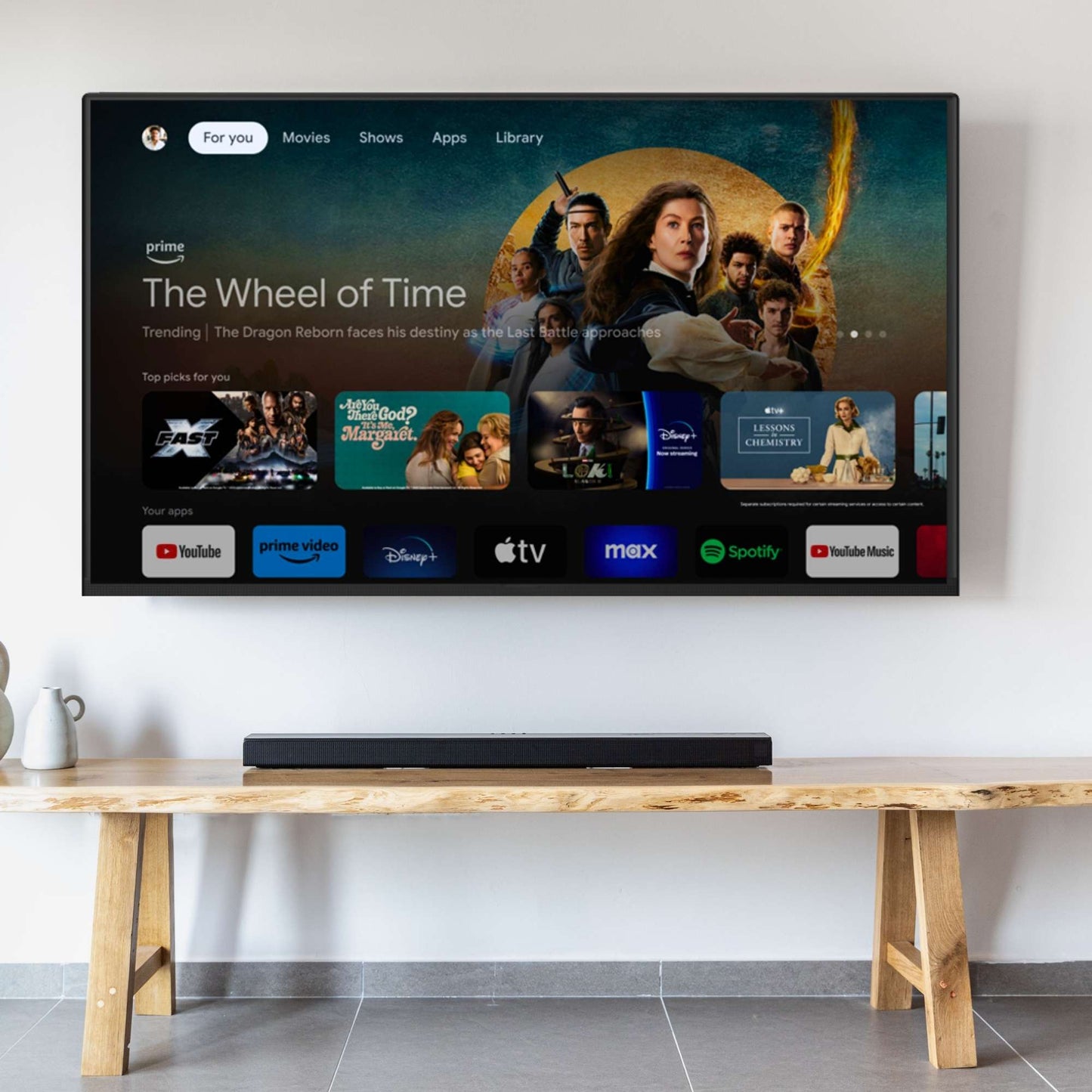 Smart TV 43" FHD XIONI 1920*1080 Android 14 Netflix, Prime Video, YouTube, Dolby Audio Bluetooth DVT-2 DVB-S2