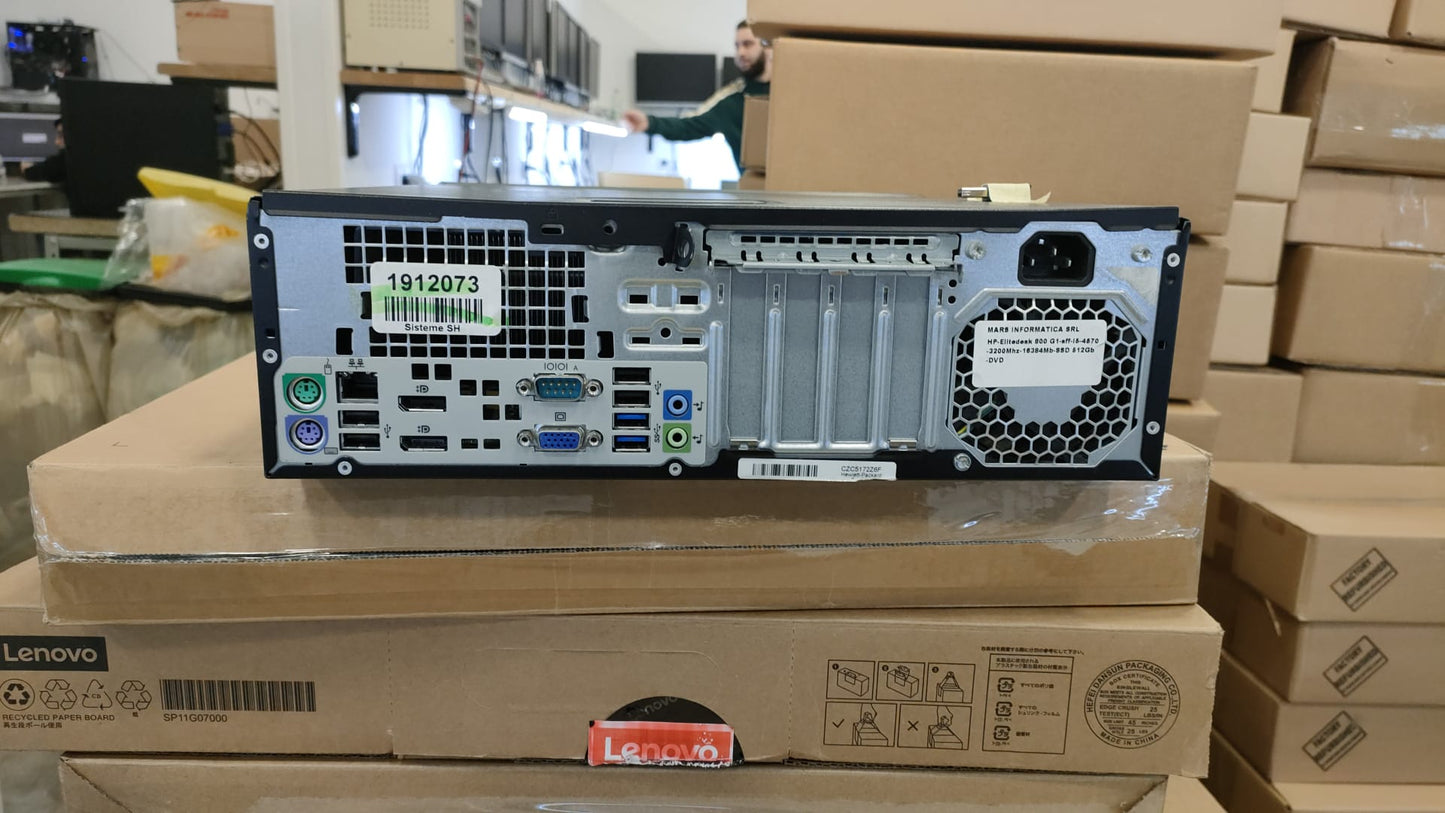 HP 800 G1 I5 -4770 RAM 16 SSD 512 W10 PRO LIBRE