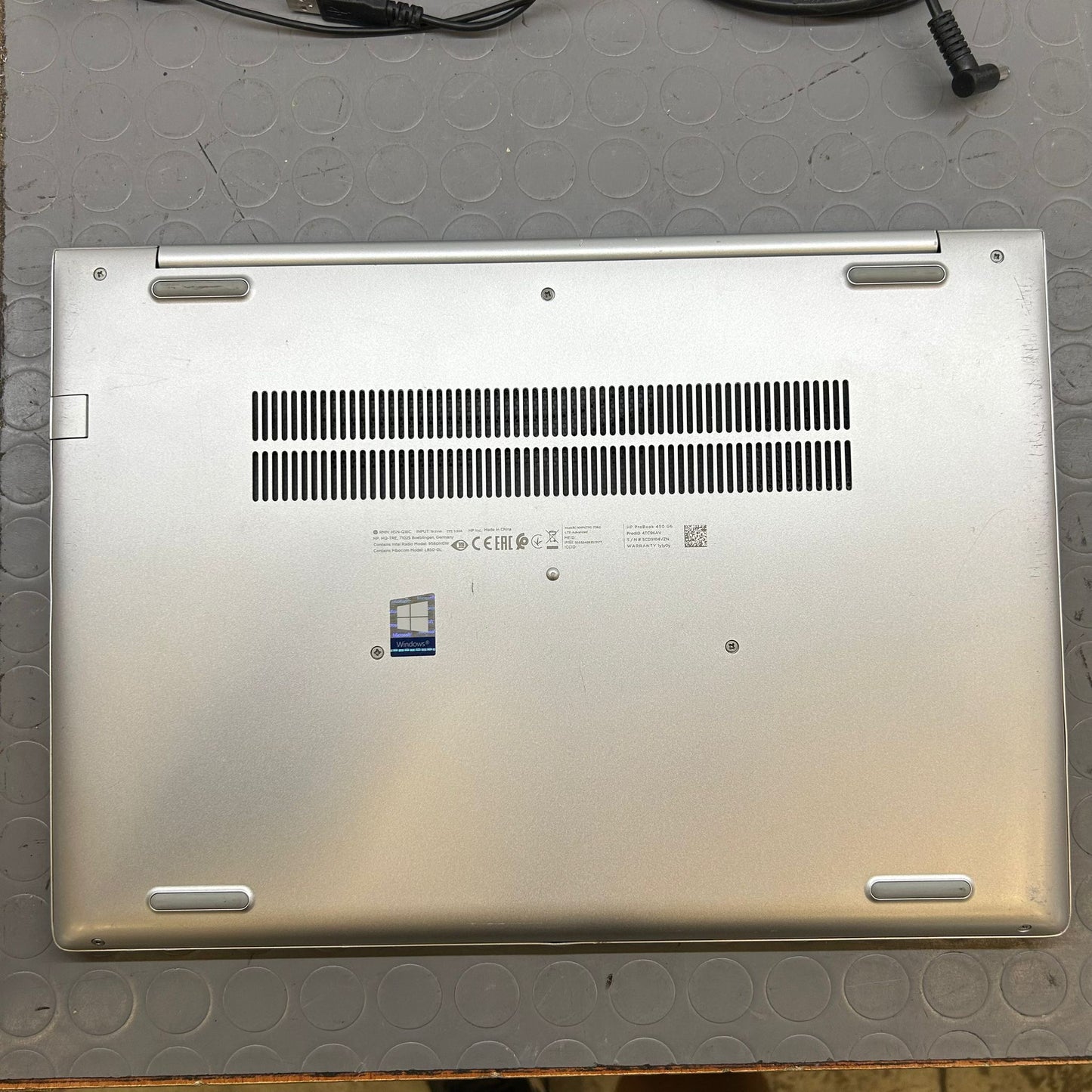 HP ProBook 450 G6 Notebook Intel i5-8265U 4 Core 1.60 Ghz Dispaly 15.6" Ram 8Gb SSD 256Gb Win 11 RIPRISTINO