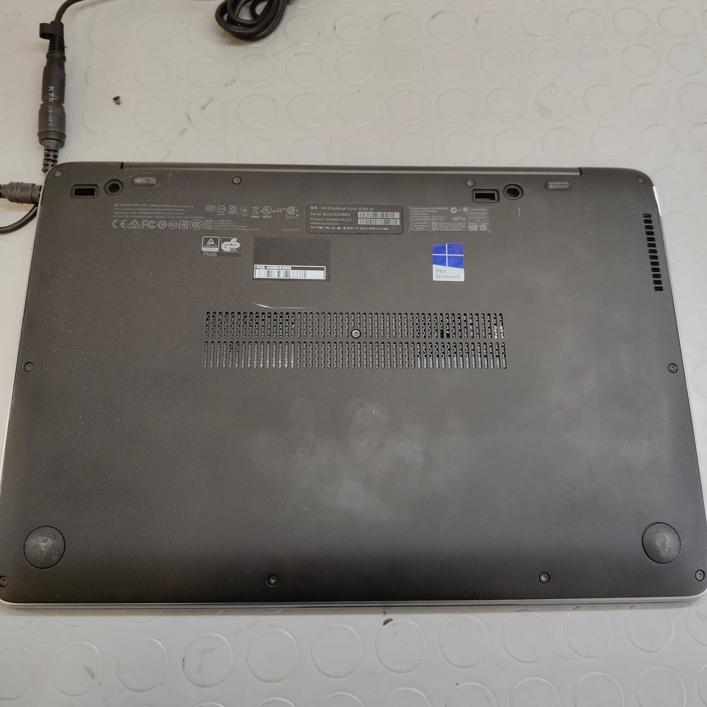 USATO - HP FOLIO 1040 G1 i7-4600U RAM 8GB SSD 256GB DISPLAY 14” WIN 10P RIPRISTINO