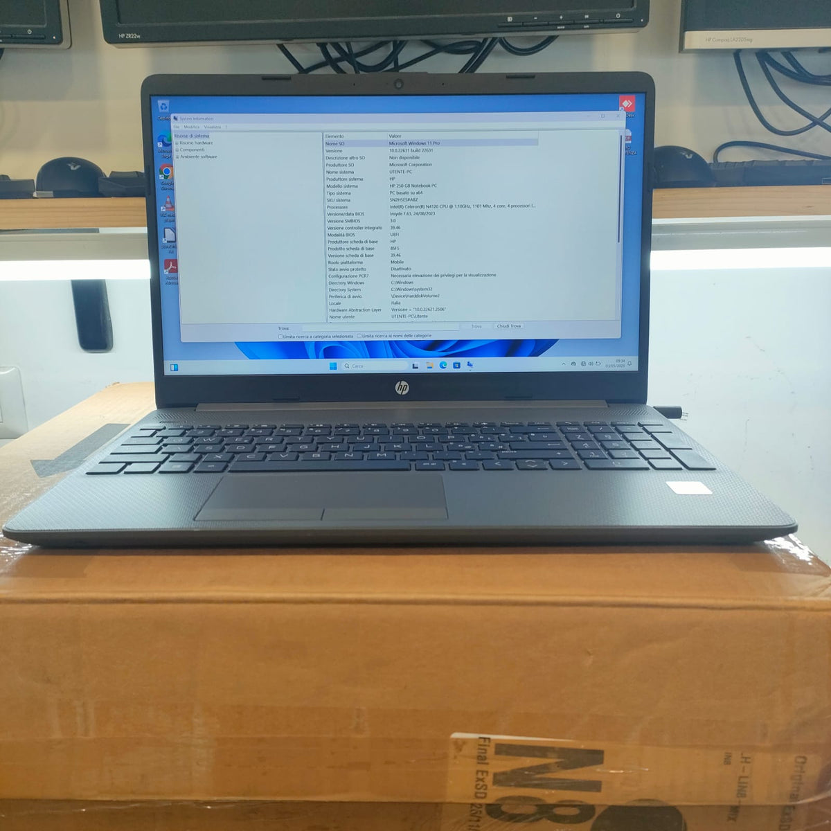HP PROBOOK G8 N4120 RAM 4GB; SSD 128GB WIN 11 PRO LIBBRE