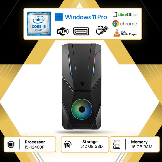 ITEK SPACIRC V0 I5 12400F 16GB 512NVME W11P LIBRE CON NVIDIA QUADRO P2000 NUOVO
