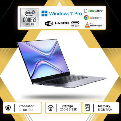 Notebook Pc Portatile Honor 15,6" I3-10110uU Ram 8GB SSD 256GB Win11 Pro usato