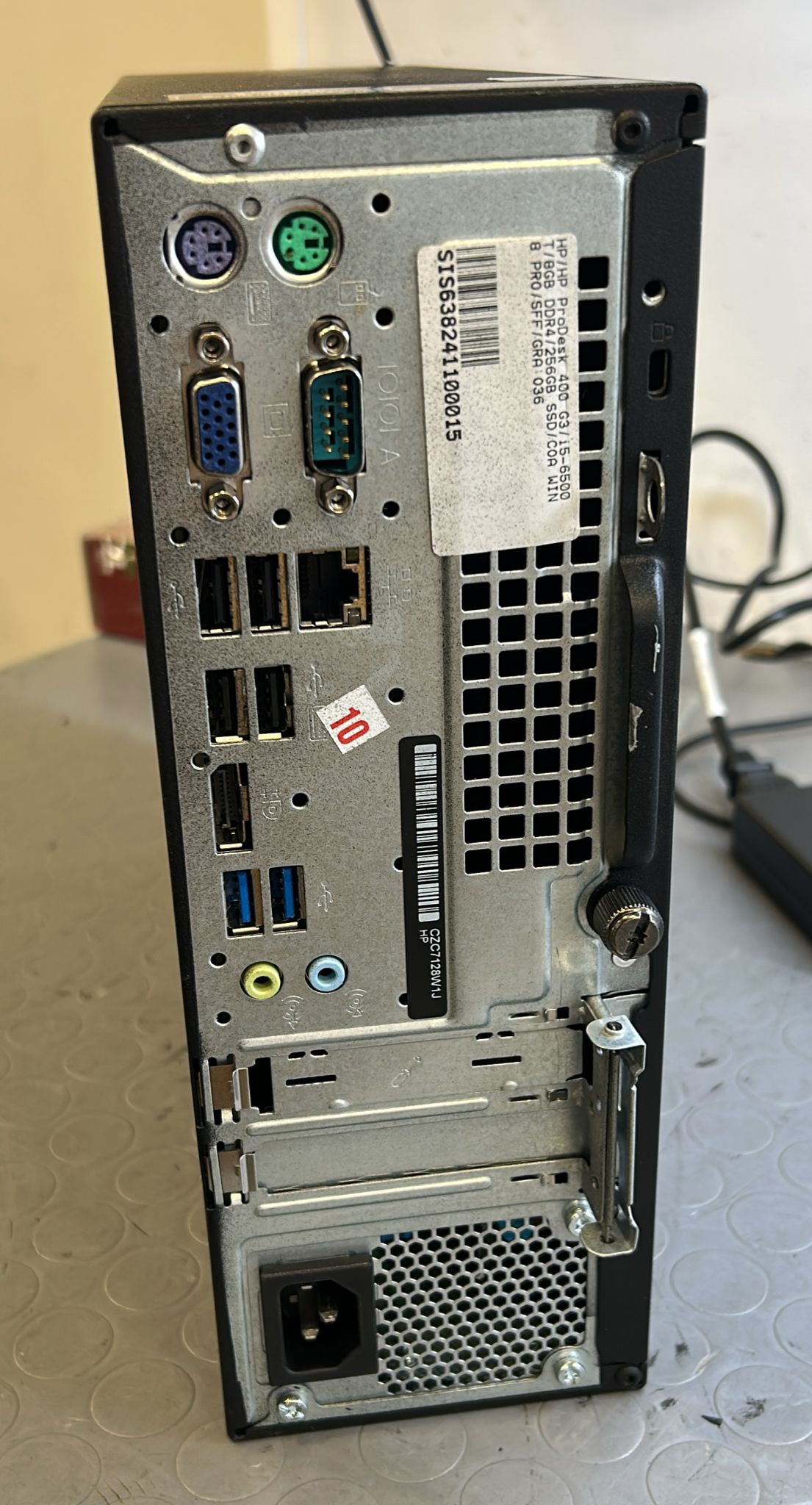 HP PRODESK 400 G3 I5 6500T 8GB SSD 256GB W10P LIBRE