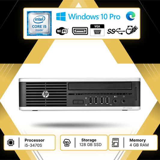 desktop HP 8200 mini i5-3470s memoria 4/128 W10p RIPRISTINO