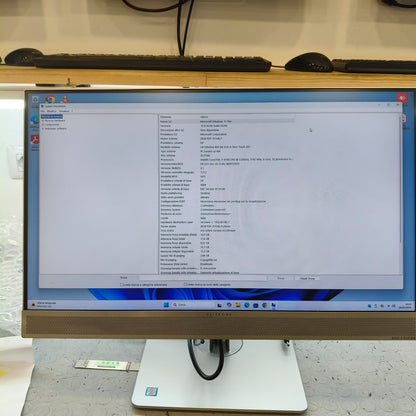 Pc Computer Desktop hp 800 g4 23,8" AIO i7-8700 RAM 16GB SSD 512GB Win 11pro