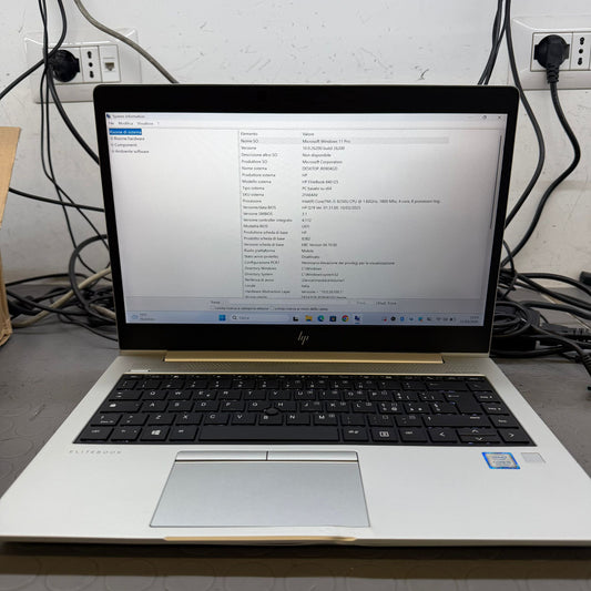 Notebook Pc Portatile HP 840 G5 14" I5-8250U Ram 16GB SSD 512GB Win11 Pro