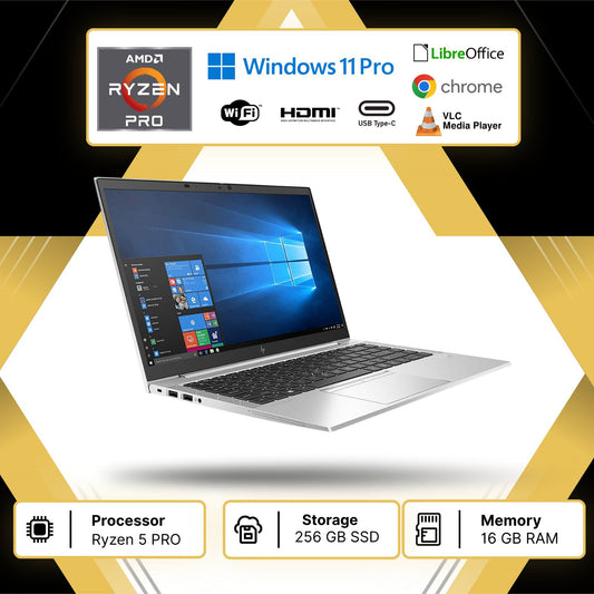 Notebook Pc Portatile hp 845 g7 14"ryzen5 pro 4650u Ram 16GB SSD 256GB Win11 Pro