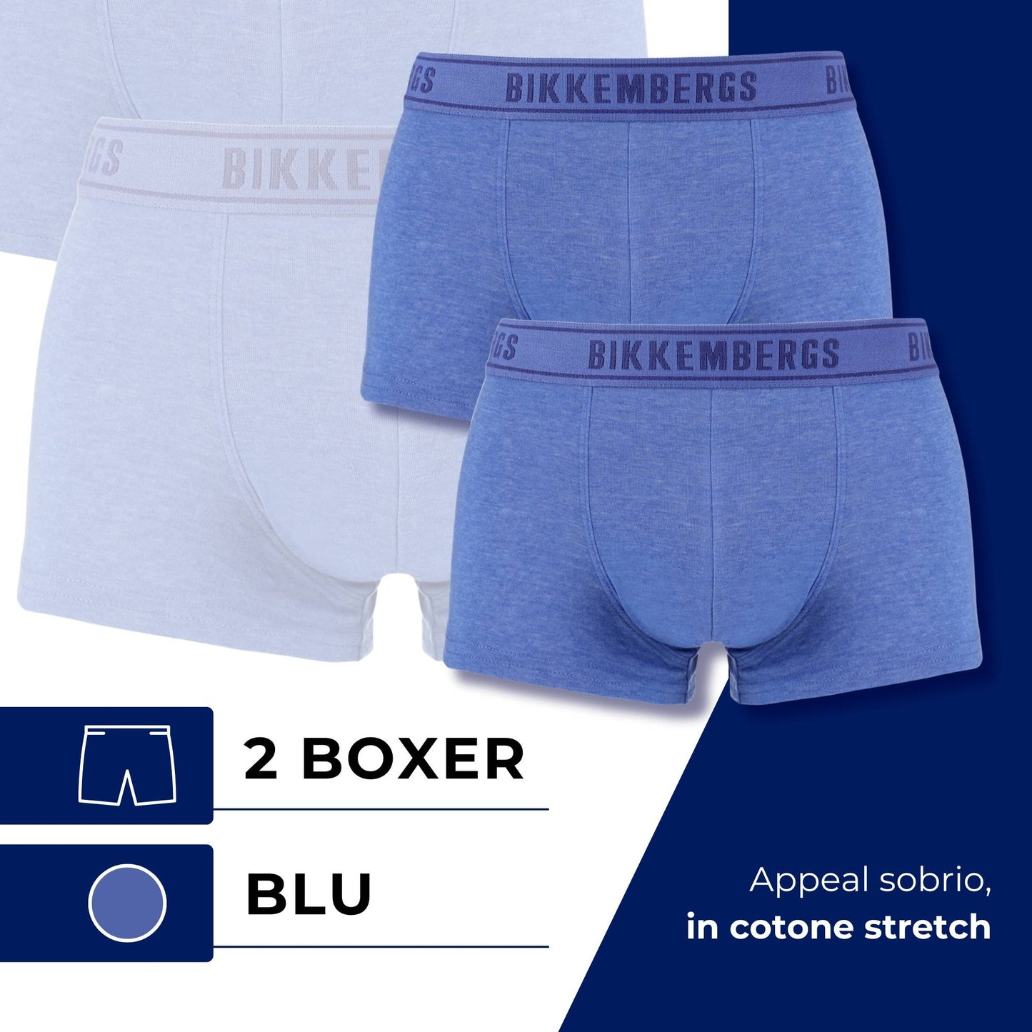 boxer Bikkembergs blu XXL