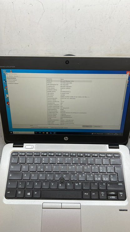 HP 820 G3 I7-6500 RAM 8GB SSD 256GB DISPLAY 14” WIN 10P