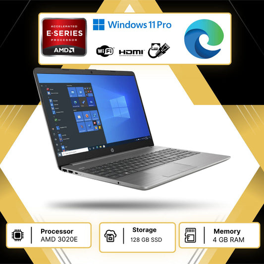 HP G8  AMD 3020E  MEMORIA RAM 4GB; SSD 128GB WIN 11 PRO LIBBRE
