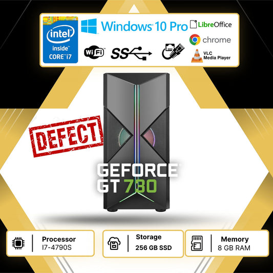 Pc Computer Desktop Itek i7 4790s Geforce gt 730 RAM 8GB SSD 256GB Win 11pro