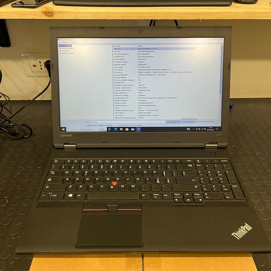 Lenovo L570 core i5-7200U 8GB 256GB 15,6" W10