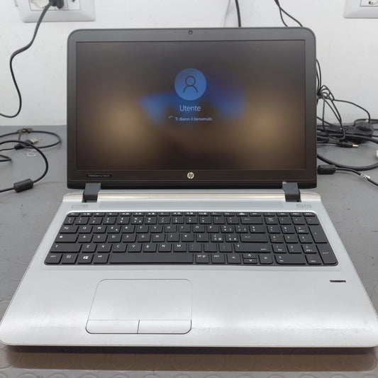 Notebook Pc Portatile hp 450 g3 15.6"i5 6200u Ram 8GB SSD 256GB Win10 Pro