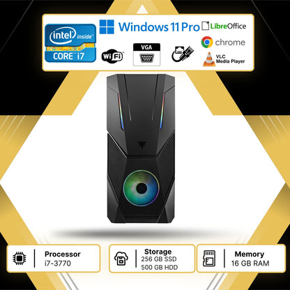 desktop Itek  I7-3770 16/756 W11p libre