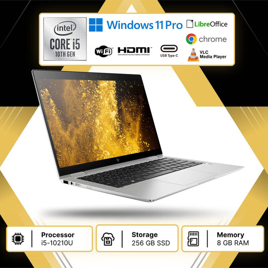 Notebook Pc Portatile HP X360 g7 13,3" I5-10210U Ram 8GB SSD 256GB W11 Pro usato